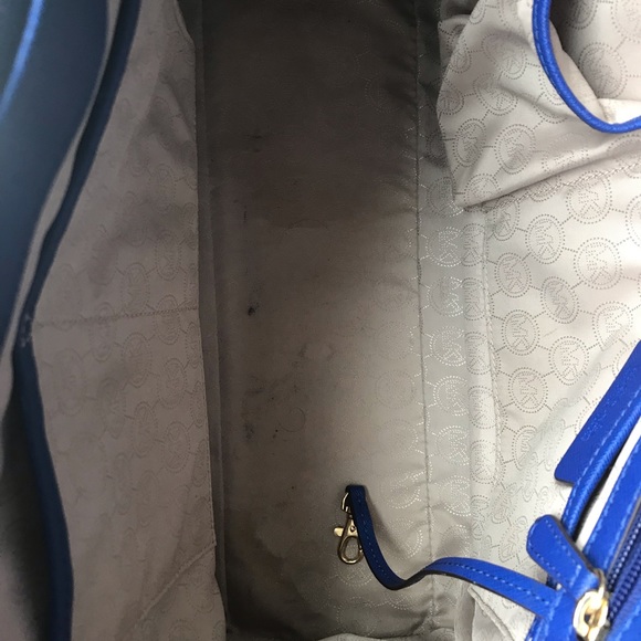 Michael kors blue large crossbody handbag - Picture 7 of 8